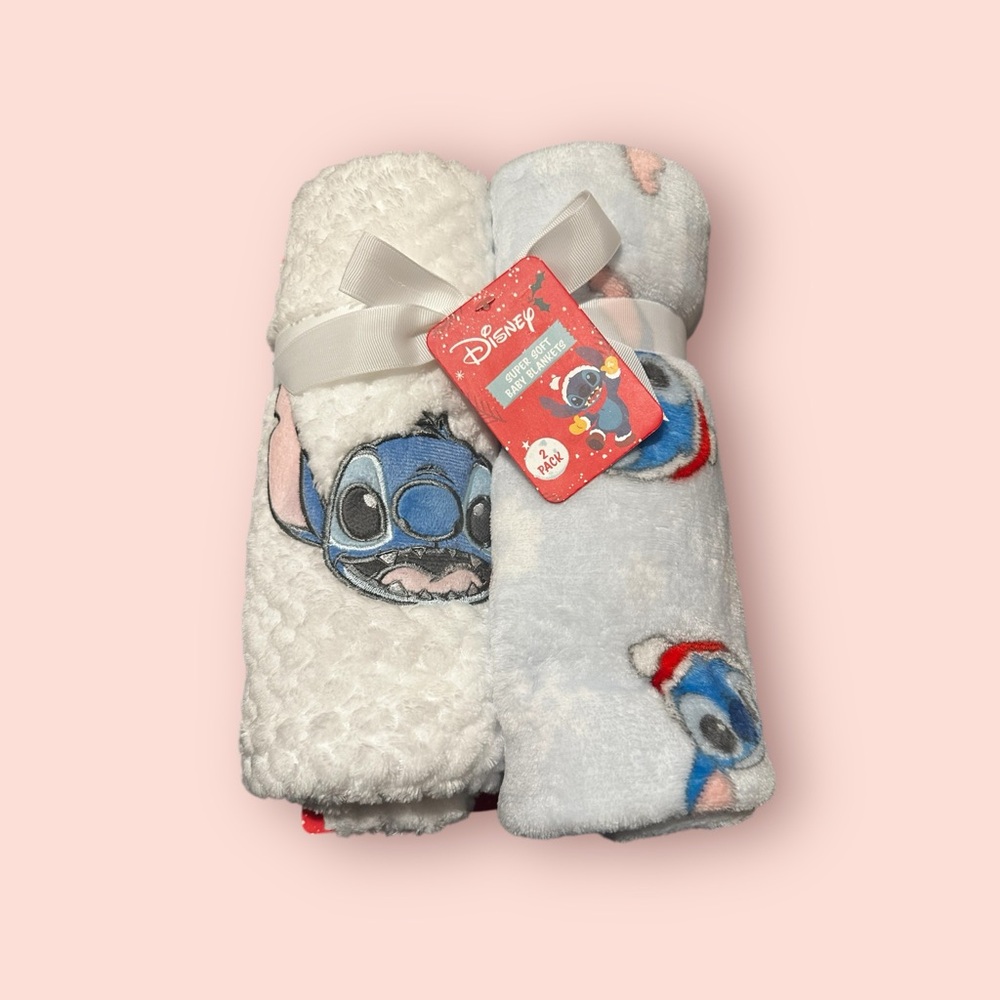 Disney Stitch super soft baby Blanket set of two